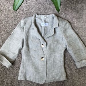 MaxMara linen grey jacket